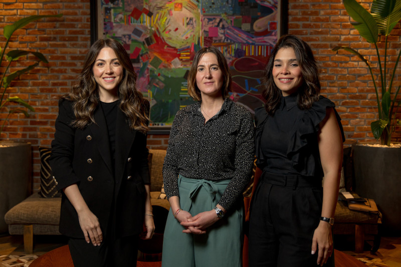 Daniela Peñaranda, Noelia Callejo y Laura Ricardo.