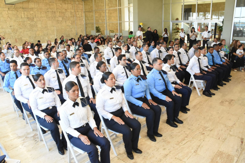 Graduación del Cuerpo de Bomberos del Distrito Nacional