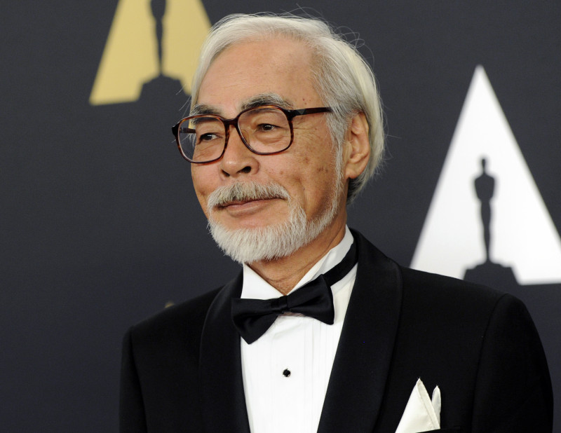 Hayao Miyazaki en una fotografía del 8 de noviembre de 2014