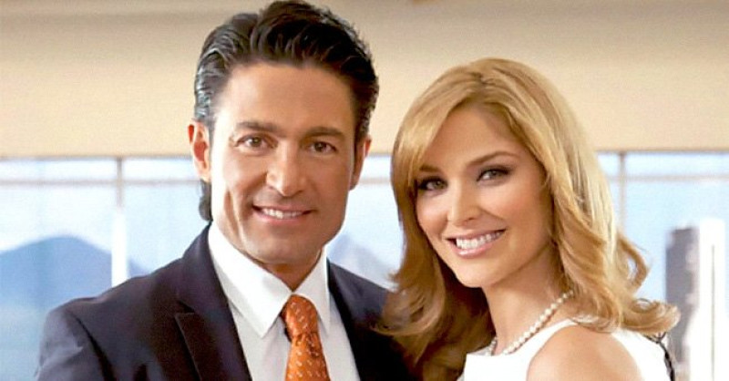 Fernando Colunga y Blanca Soto en la telenovela Porque el amor manda