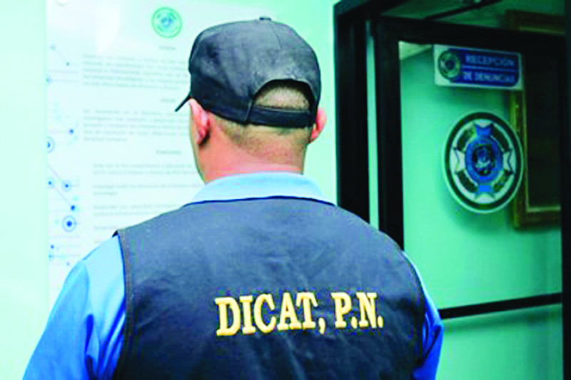 Agentes del Dicat y Interpol realizaron el apresamiento.