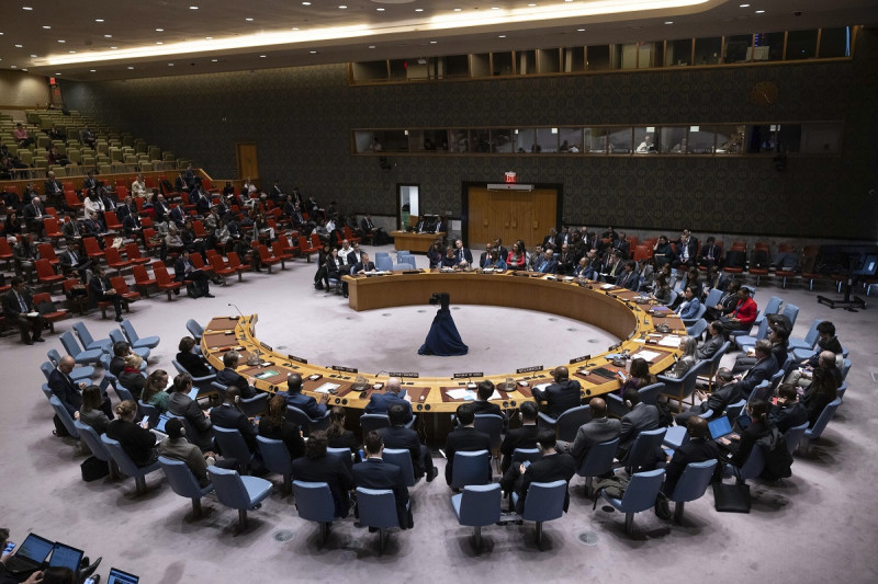 Vista general de una reunión del Consejo de Seguridad en la sede de Naciones Unidas, viernes 22 de marzo de 2024.