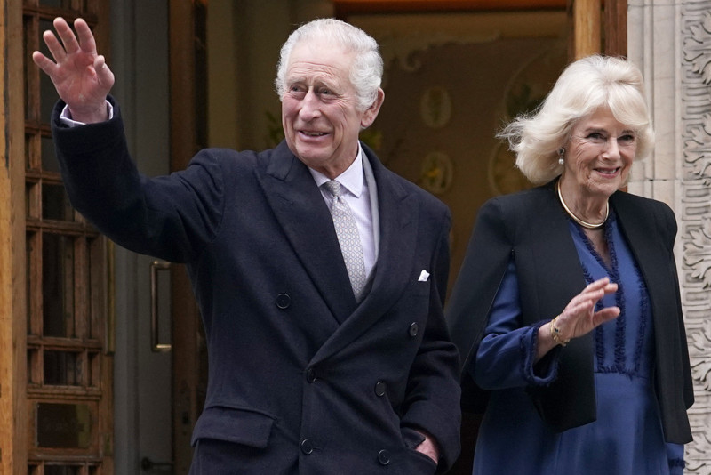 El rey Carlos III de Gran Bretaña y la reina Camilla