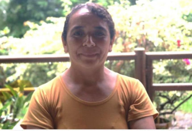 Rosa Elvira Flores, activista salvadoreña encontrada muerta después de varios días desaparecida.