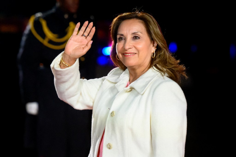 La presidenta Dina Bouluarte, foto JOSH EDELSON