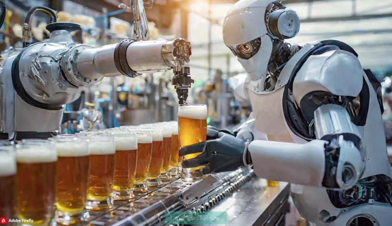 Inteligencia artificial Firefly haciendo cerveza. Via The Flanders Institute For Biotechnology.