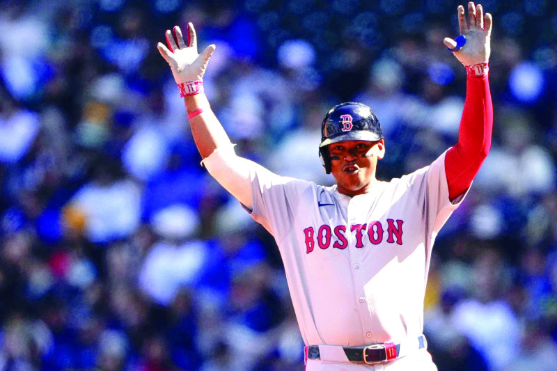 Emmanuel Valdez lidera con jonrón victoria de Boston