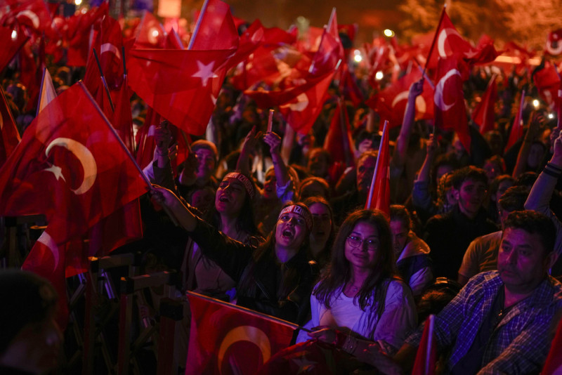 Los partidarios del alcalde de Estambul