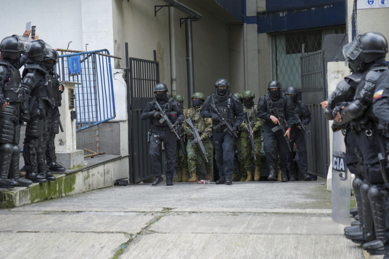 centro de detención donde estuvo detenido el ex vicepresidente ecuatoriano Jorge Glas