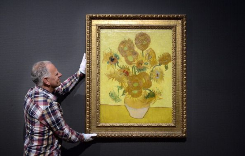 Uno de los cuadros de Vincent Van Gogh que serán expuestos en el Museo Nacional de Historia y Geografía.
