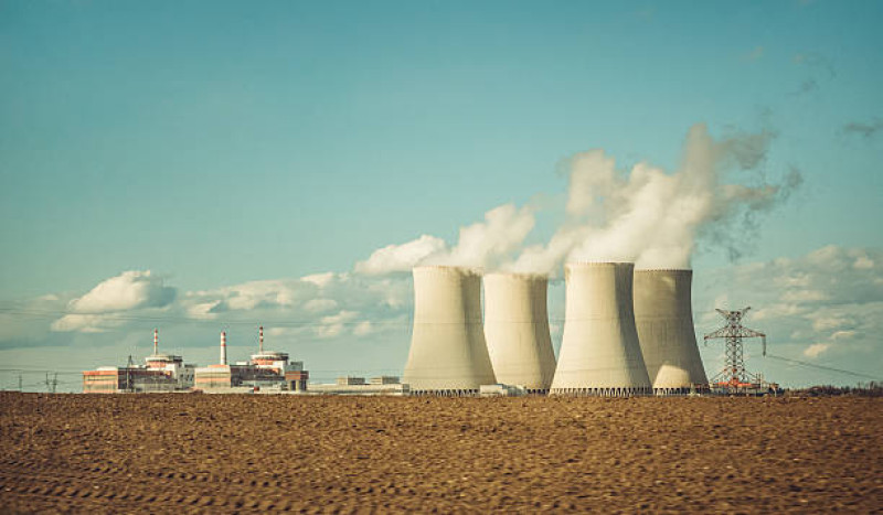 Imagen ilustrativa de una planta nuclear