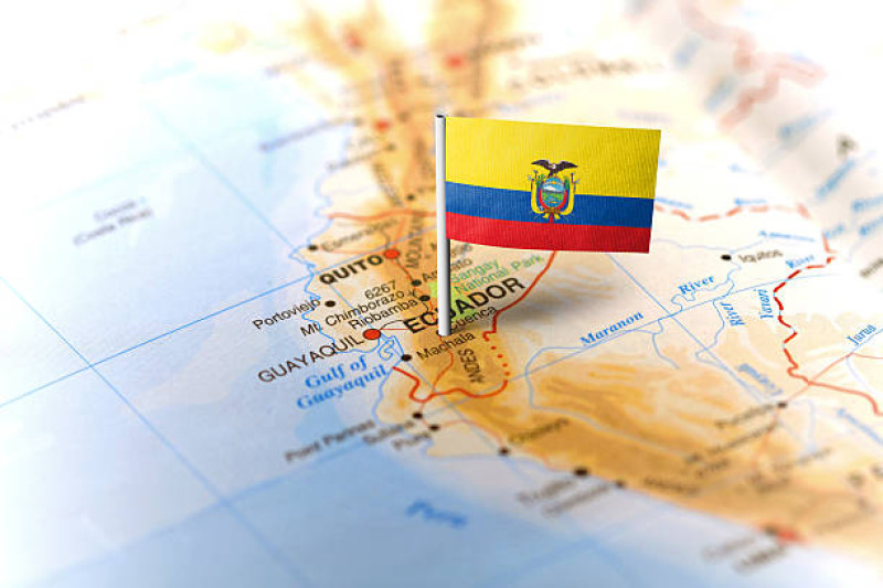 Imagen ilustrativa de la bandera de ecuador ubicada en el mpa mundi.