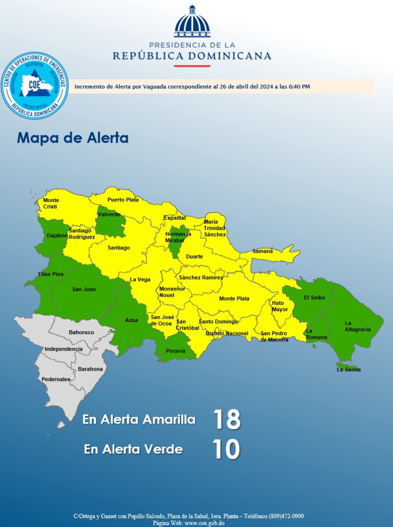 Unas 28 provincias bajo alerta meteorológica debido a una vaguada
