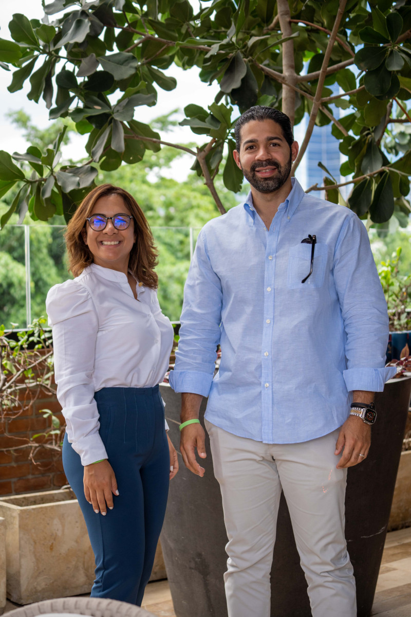 Marlene Taveras y Miguel Liriano.