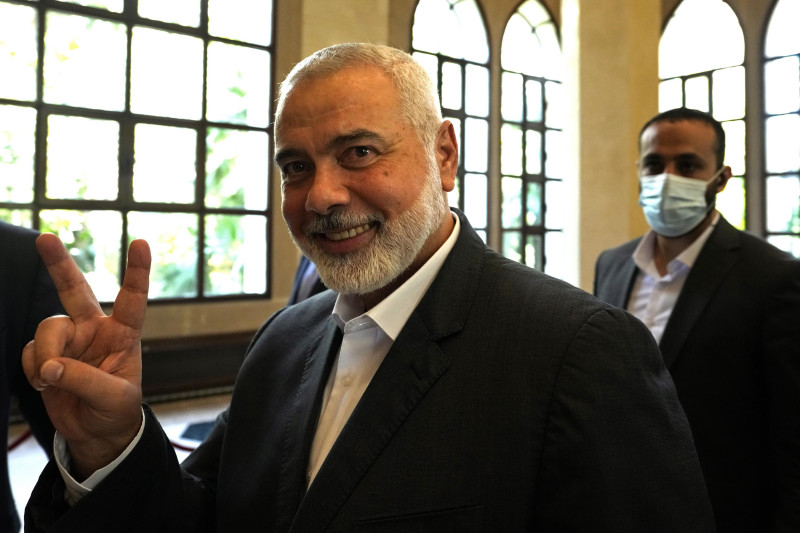 jefe del buró político de Hamás, Ismail Haniyeh