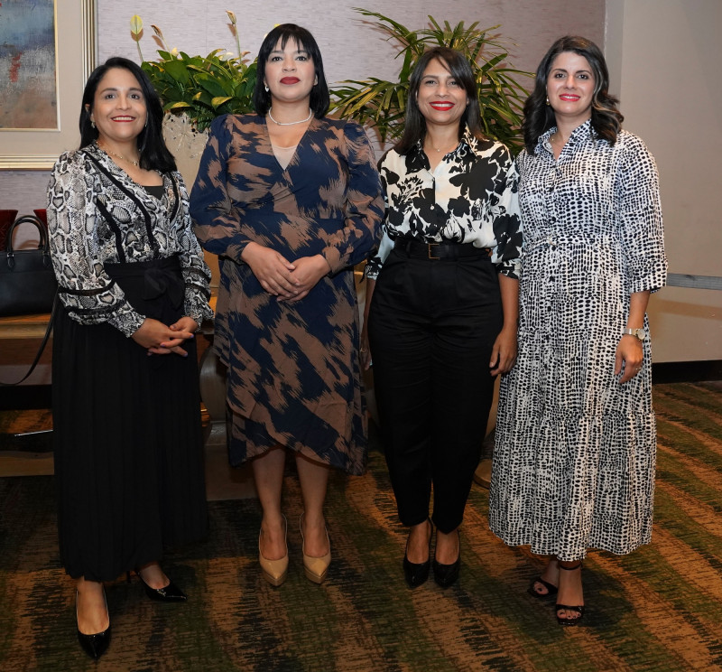 Raysa Conde, Noelia Arias, Kirsys Abreu y Letizia Cantarella.