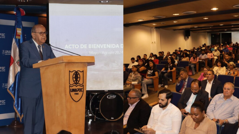 El rector de la Universidad APEC, Unapec, Franklyn Holguín Haché.