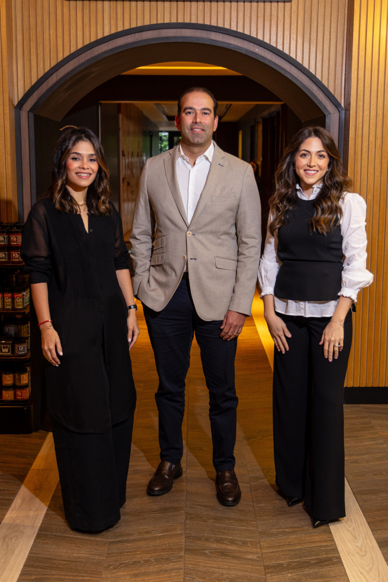 Laura Ricardo, Mariano González y Daniela Peñaranda.