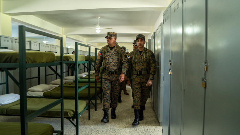 El Comandante General del Ejército, Mayor General Carlos Antonio Fernández Onofre, realizó una visita de inspección al 10mo. Batallón de Infantería.