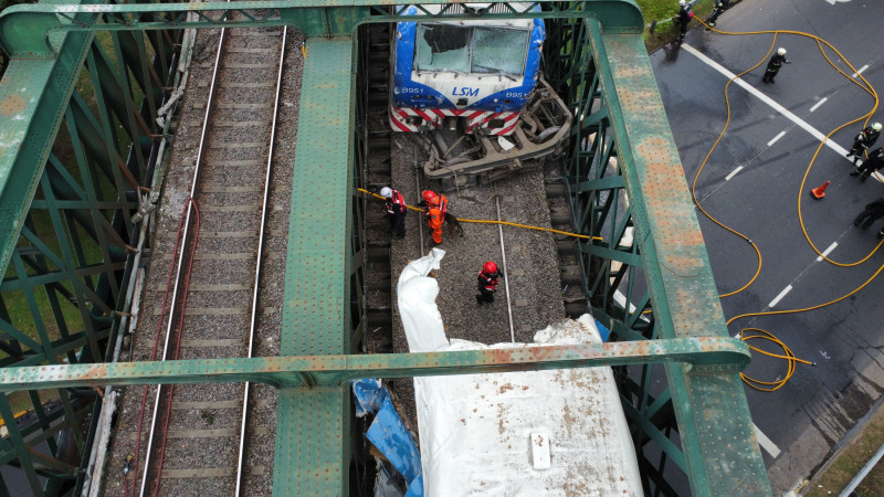 Choque de trenes en Buenos Aires