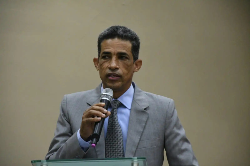 Jorge Blas Díaz, presidente de la Federación Dominicana de Ciclismo.