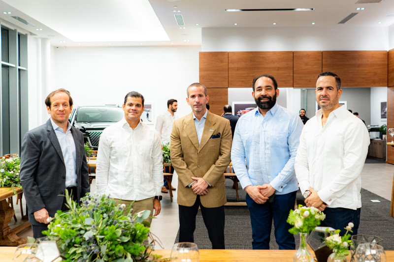 Julián Barceló, David Llibre, Ricardo Torres, Baldwin Yunes y Pedro López.