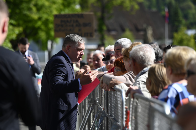 El primer ministro de Eslovaquia Robert Fico