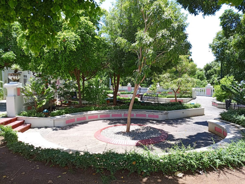 Parque Rosado, en la Ciudad Colonial.