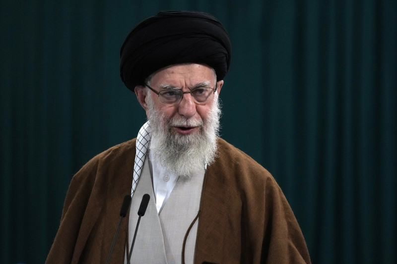 El líder supremo iraní, ayatolá Alí Jamanei, en Teherán, el 10 de mayo de 2024.