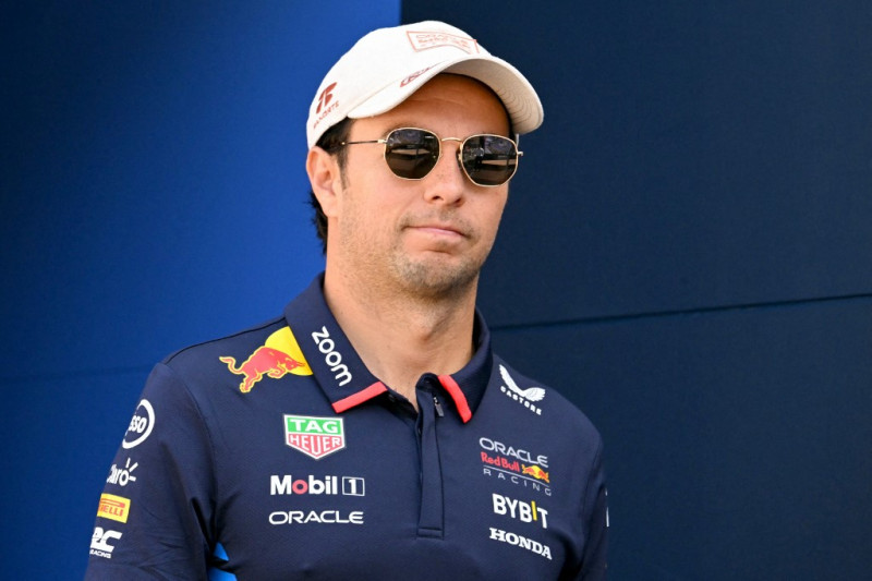El piloto mexicano de Red Bull Racing, Sergio Pérez