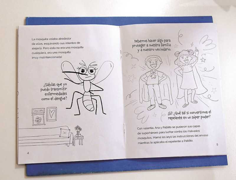 Llamativo, explícito e ilustrativo son algunas de las características que copan las resumidas páginas de este folleto que se integra a una campaña preventiva.
