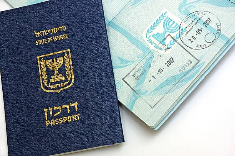 Pasaporte  de Israel.