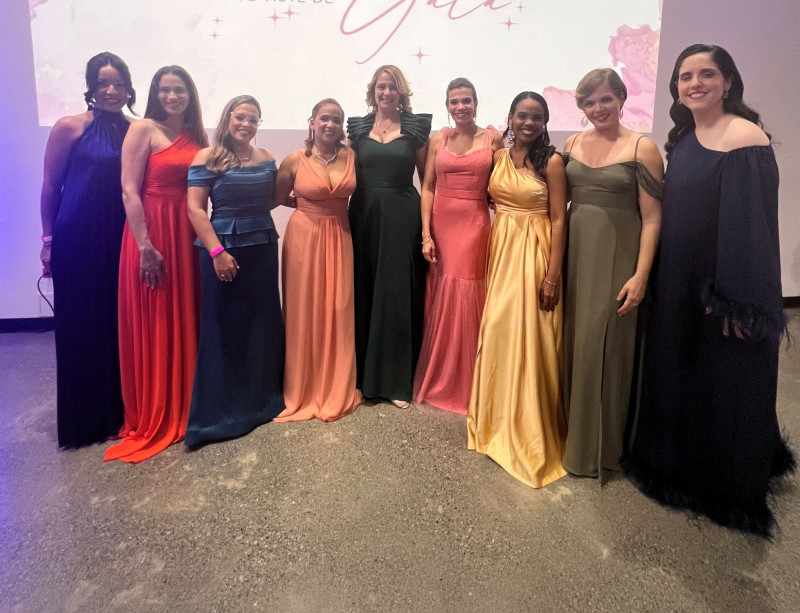 Michelle Duran Núñez, Mayerling Alcántara, Johanny Quiroz, Jennifer Mena, Angy Estévez, Eileen Glass, Mirla Hernández, Zeny Leiva y Mar Sáez
