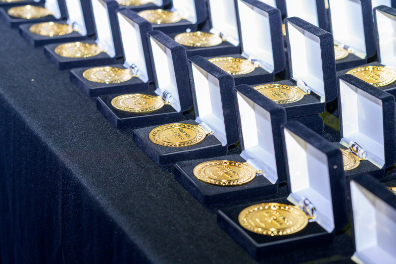 Medallas de nominados a Premios La Silla.