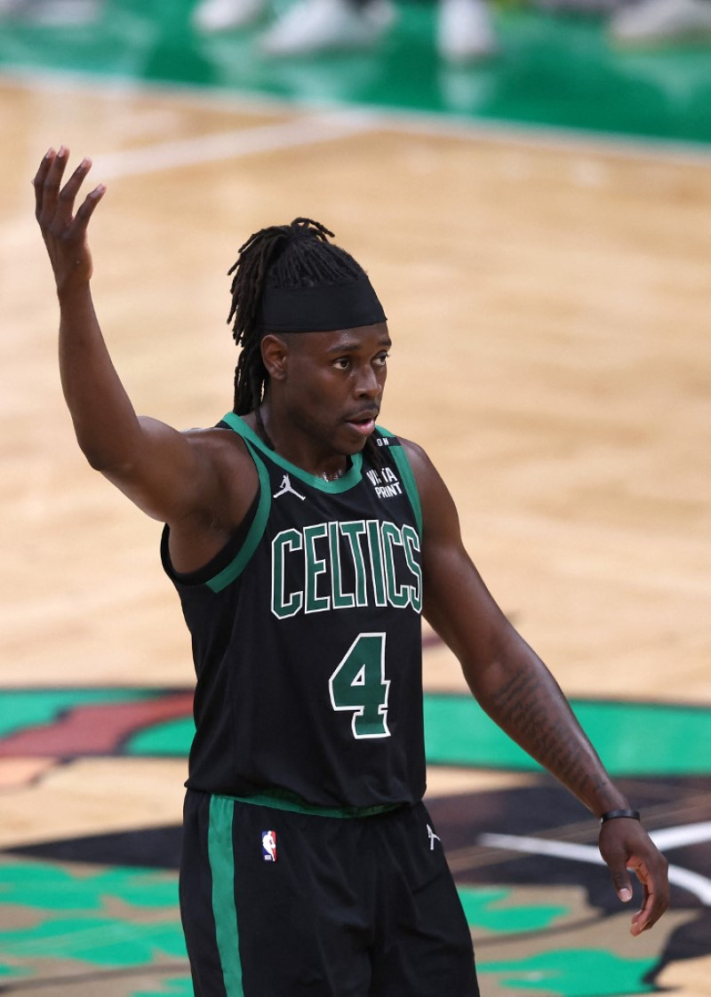 Jrue Holiday # 4 de los Boston Celtics