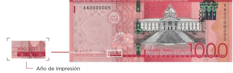 Billete de 1,000 pesos dominicanos