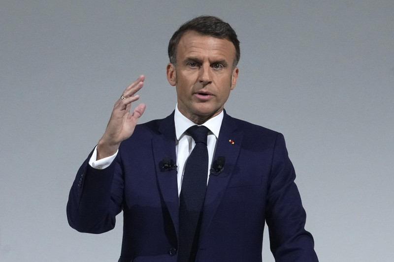 El presidente francés, Emmanuel Macron