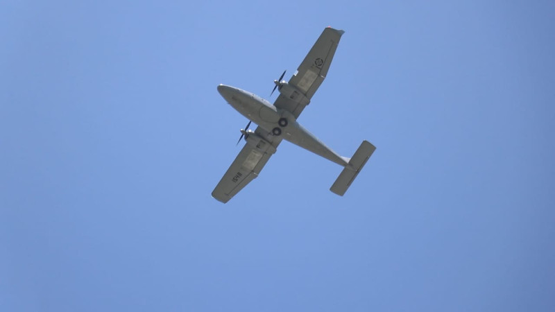 Un avión Tecnam P2006T SMP, de la Fuerza Área Dominicana