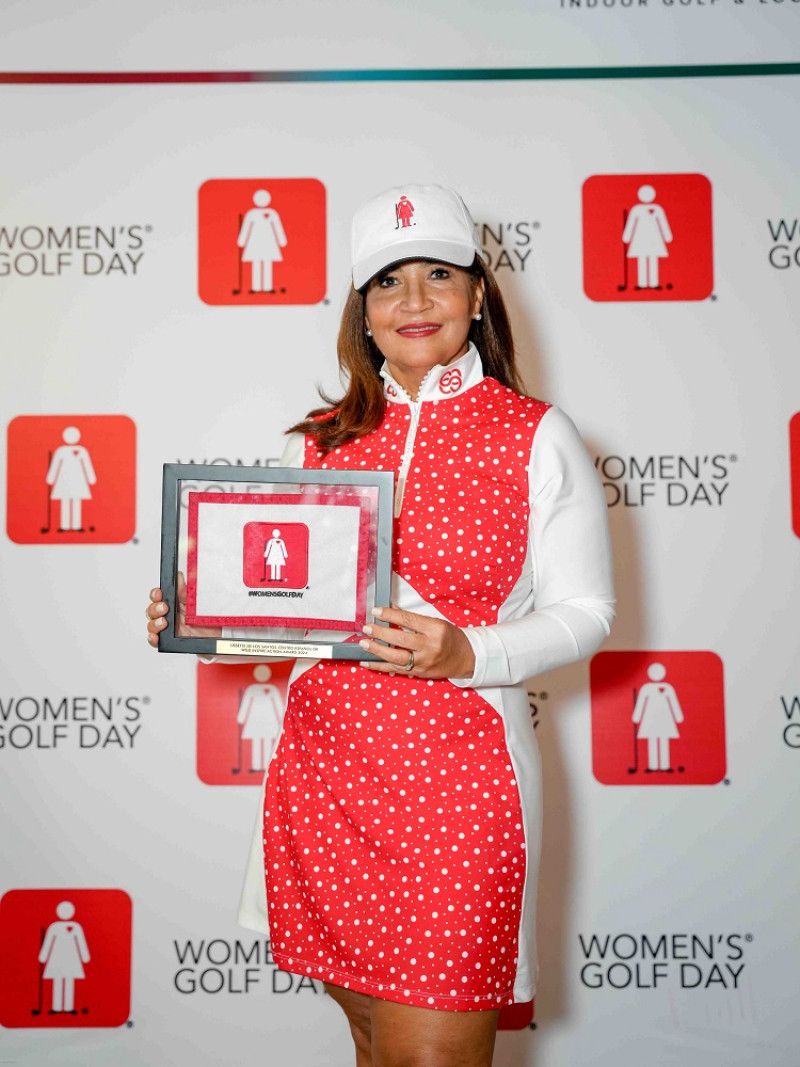 Lissette de los Santos, directora de Membresías de la LPGA Amateurs DR y Embajadora de Women’s Golf Day para República Dominicana