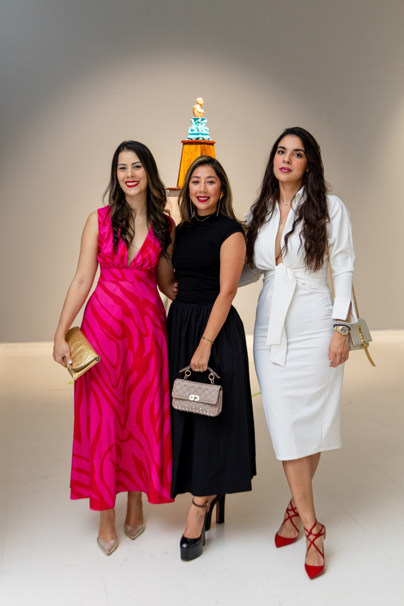 Annabel Dantes, Jeannette Ruíz e Ileana Bencosme.