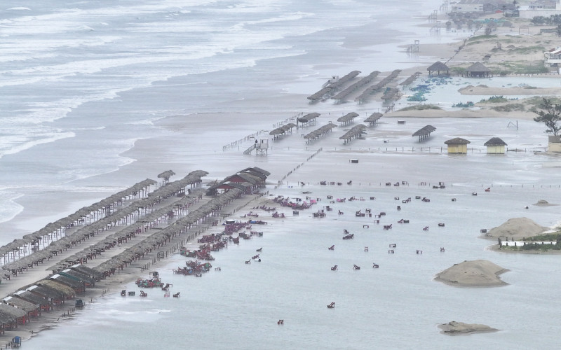 orilla de la playa Miramar