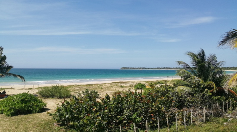 Playa Esmeralda, en Miches.