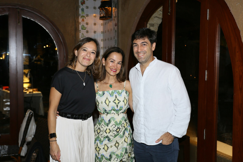 Míriam Arias, Pilar Camarero y Antonio Novas.