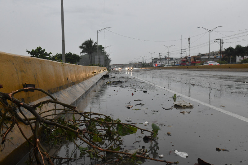 Daños causados por el huracán Beryl en República Dominciana