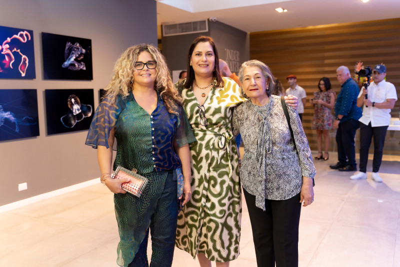 Hiniya de Peña, Flor Garcia Chaljub y Flor Chaljub