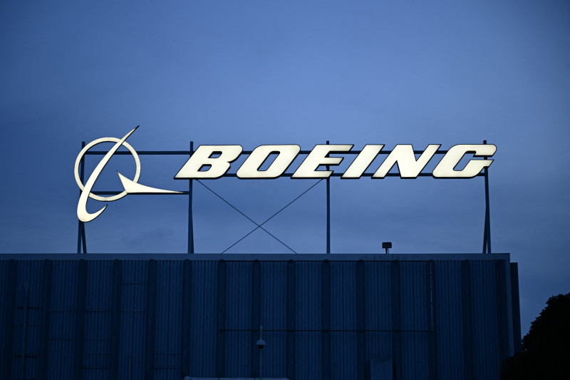 El logotipo de Boeing Co