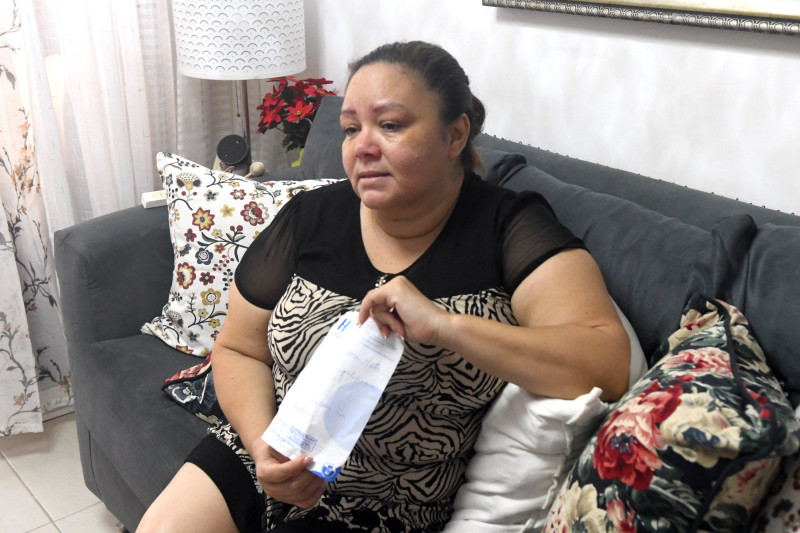 Solángel Díaz, abuela de la niña, fue quien pidió ayuda para su nieta.