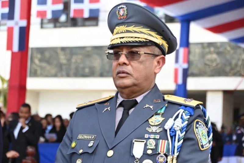 Ramón Antonio Guzmán Peralta, director General de la Policía Nacional.