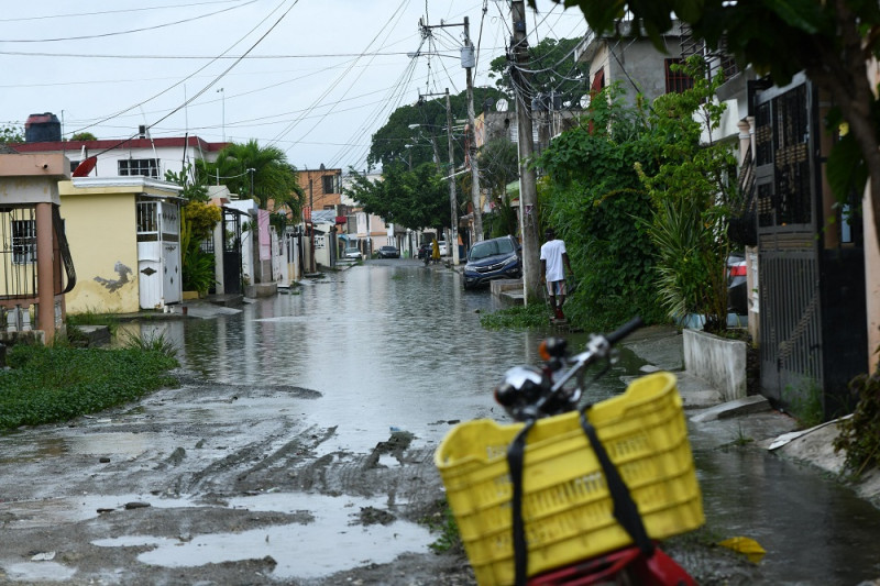 Varios sectores del gran Santo Domingo sufrieron inundaciones debido al gran cumulo de lluvias