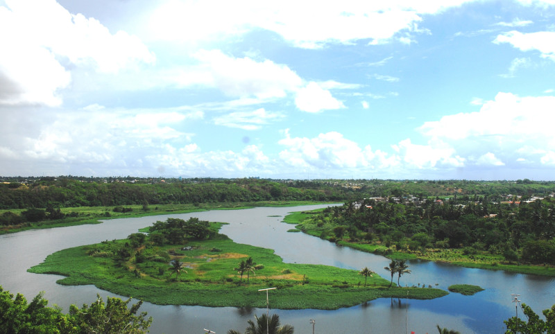 Isla de la Esperanza, en la confluencia de los ríos Ozama e Isabela.